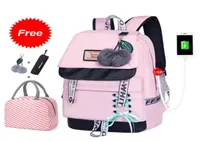 Fashion School Backpack for Girls Kids Schoolbag Children Bookbag Women Casual Daypack Middle School College Laptop Bag X05294183096