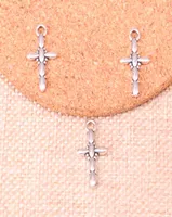 120pcs Charms cross 1319mm Antique Making pendant fitVintage Tibetan SilverDIY Handmade Jewelry2229978