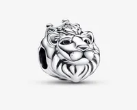 Regal Lion Charm 925 STERLING Gümüş Pandora Anları Fit Charms için Hayvanlar Pulsera Orijinal Para Mujer Yılan Bilezik Mücevher 7925040863