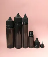 Chubby Gorilla Black Bottle Pen PET Unicorn 15ml 30ml 60ml 100ml 120ml With Tamper Evident Caps For E Liquid Vape Juice Plastic Bo2311158
