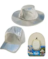 Ronde dopvisser hoed zonnebrandcrème koeling koude airconditioning zon antiultraviolet arctische brede rand hoeden8310507