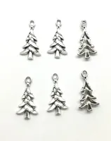 200pcs christmas tree antique silver charms pendant jewelry DIY Necklace Bracelet Earrings accessories 2114mm Customize Generatio1120193