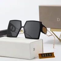 Негабарированные дизайнерские солнцезащитные очки для женщины современные солнцезащитные рамы черно -бежевый большой квадрат полнокадра