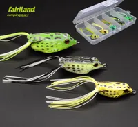 5pcs Fairiland Soft Rubber Frog Fishing Lure 4cm5cm57cm Topwater Soft Frog Bait W Bait Box Fishory 1327572