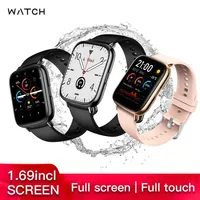 UM68T full touch screen 1.69 Bluetooth watch step temperature detection dynamic heart rate sleep smart watch  max