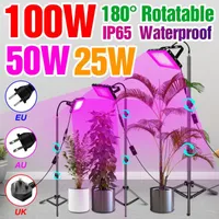 Grow Lights Indoor Plants Light LED Full Spectrum Phyto Lamp Flower Seeds Hydroponics Cultivation Growth For Greenhouse Tents