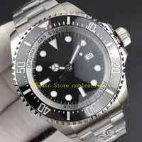 2 Color Super AR Factory Watch 904L Steel CAL 3235 Movement Automatic 126660 Men's 44mm Black Dial Ceramic Bezel 116660 Oyste178Z