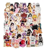 Autoaufkleber 100pcs gemischtes sexy Mädchen Hentai Aufkleber Anime Waifu Pinup Bunny Vinyl -Abziehbilder für Otaku Erwachsene Laptop Telefon Fall Cup BOM3794468