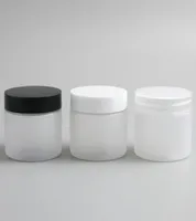 24 x 60g Empty Frost Cosmetic Cream Containers Cream Jars 60cc 60ml 2oz for Cosmetics Packaging Plastic Bottles With Plastic Cap5832019