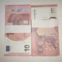 Copy Realistic Counterfeit Euro Faux 10 Currency Toy Prop Banknote Hot Props Bar Billet LE10-45 Fusgr Blrkb