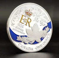 アートアンドクラフトカナダメープルリーフゴールドシルバーコイン誕生日記念コインカラーコレクション外貨
