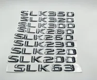 Для Mercedes Benz SLK Class W171 SLK63 SLK200 SLK220 SLK230 SLK260 SLK280 SLK300 SLK320 SLK350 CAR Chrome Alphabet Sticker E1939430