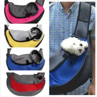 Dog Car Seat Covers Pet Carrier Cat Puppy Sling Front Mesh Travel Shoulder Bag Backpack Bowl Drop By EPacket Supplies
