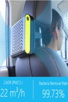 Neuer Mini -Autoluftreiniger mit echtem Hepa -Filterauto Lufterfrischer entfernen