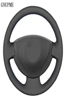 Black Artificia Leather Car Directing Wheel Cover for Logan 1 Sandero Símbolo Clio Twingo Lada Largus Almera G155767258