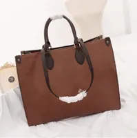 M45779 luksusowe torby na ramię projektant Nowe AB podwójne -proste, prawdziwa skórzana torba na zakupy dla kobiet worka dla kobiet work crossbody Modna torebka