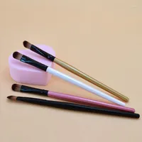 Makeup Brushes 1Pcs Eye Eyeliner Shadow Brush Professional Make Up Soft For Wooden Handle Cosmetic Beauty Tool