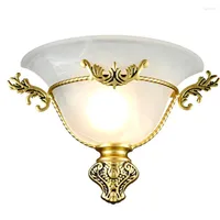 Wall Lamp European Style Copper LED Corridor Aisle Bedroom Lamps WF102208