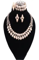 Dubai Jewelry Sets For Women African Beads Jewelry Set Wedding Indian Ethiopian Jewellery Statement Necklace Earrings Set5676091