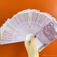 Euros Money Fake Stage Party Banknote Nighclub 100pcs/Pack Toys 500ボードゲームペーパープレイ雰囲気fdsml