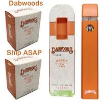 Dabwoods Disponível Vape Pen Pen Vaps Cartucho E Cigarros Kit Starter Kit Device de 1 ml Cartuchos vazios 280mAh Vaporizador de óleo espesso de bateria
