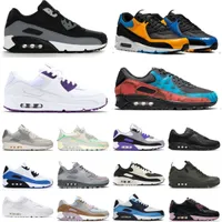 2022 NEW 90 Running Shoes 90s Trainers Sneakers Black Trail Team Gold Og Sports Bred Lucha Libre Barely Rose air Peace Valentines Day Surplus max 90 Men Women sneakers