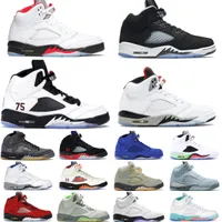2022 NEW Jumpman 5s basketball shoes 5 Bluebird Moonlight Racer Blue Raging Red Stealth 2.0 Alternate Grape Metallic White trainers sports sneakers EUR 40-47