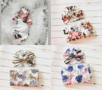 Flowers Baby Muslin Swaddle Wrap Blanket Wraps Blankets Nursery Bedding Towelling Baby Infant Wrapped Cloth With Hat 149495935692