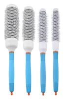 4 Sizes Hair Brush Professional Hair Salon Styling Comb Ceramic Round Hairdressing Barrel Curler Brushes Care Tools5519888