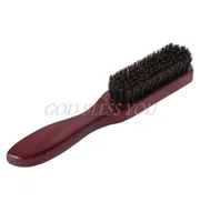 Hair Brush Wood Handle Boar Bristle Beard Comb Styling Detangling Straightening9766844