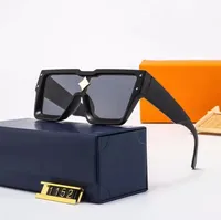여성 및 남성 패션 모델을위한 디자이너 사이클론 선글라스 특별 UV 400 보호 더블 빔 프레임 야외 브랜드 디자인 합금 최고 고급 선글라스