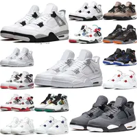 2023 Men Women 1S Basketball Shoes Jumpmans 4 4s Black Cat Red thunder Infrared Sail Cool Grey White Oreo Pure Money Motorsports What The Royalty JORDAM