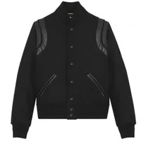Мода SLP Mens Baseball Jacket шерстяная пальто Святой дизайнерские куртки мужчины женщины повседневные костюмы кардиган спортивная одежда
