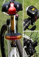 LED Bicycle Bike Turn Signal Directional Brake Light Lamp 8 sound Horn for biking or hiking T1911166107275