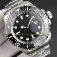 2 Color Super AR Factory Watch 904L Steel CAL 3235 Movement Automatic 126660 Men's 44mm Black Dial Ceramic Bezel 116660 Oyste229B