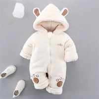 Winter Romper Wool Baby Baby Clothes Hooded Newborn Clothes Baby Girls Clothes For Boys Jumpsuit Unisex Overalls 0 3 9 24 Month