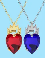 Descendants Movie Evies Red Heart Necklace Evie Fairest Crown Queen Of Hearts Costume Fan Jewelry8454764