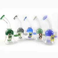 Stock In US Various Glass bong Hookahs Sold by the case Free delivery 40pcs/case Mixed color packaging CAN NOT SHIP TO Alaska Hawaii Puerto Rico