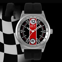 NEW fashion Leisure Racing car sports Silicone strap Tempered glass mirror Buckle luxury gift dress Men Quartz watch316w