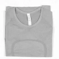 Women's T-shirt Designer 2. 0 Swiftly Tech Womens T-shirt Short Sleeved Seamless Yoga Top Slim Fit Light Fast Dry Sports Shirt Wicking Knit Fitnesslgsa