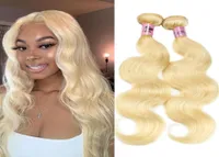 NamiBeauty 613 Blonde Brazilian Hair Bundles Weave Straight Body Wave Remy Human Hair Extensions3075677