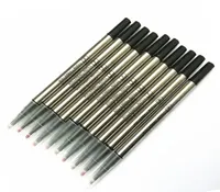 10 Pcslot 05mm Roller Pen Refill Design Good Quality Black Rollerball Pen Ink Refill for Gift School Office Suppliers6995581