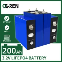 NEU LIFEPO4 Batterie 200AH 3.2V 1/4/16pcs wiederaufladbare Batteriezelle Pack 12 V 24 V 48 V DIY -Zellen für Bootsgolfwagen -Wohnmobile mit Busbars