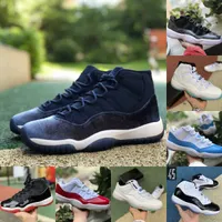 Jumpman Jubilee 11 11S High Basketball Shoes Cool Grey Legend Blue Midnight Navy Playoffs 자란 우주 Jam Gamma Blue Easter Concord 45 Low Columbia Trainer Sneakers S2