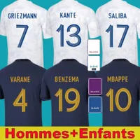Benzema Mbappe Griezmann Soccer Jersey French Kante Zidane Giroud Matuidi Kimpembe Varane Pavaro Equipmenta