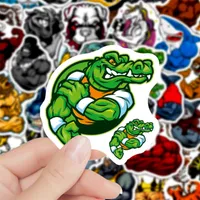 50PCS pack New Muscle Animal Stickers Book Laptop Guitar Motorcycle Luggage Skateboard DIY Decorative Decal