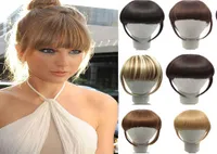 Synthetic Bangs False Fringe Clip In Hair Fringe Bangs Black Brown Blonde For adult Women Hair Accessories3356601