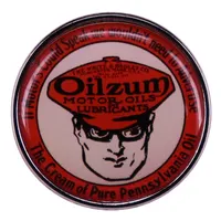 Aceites de motor Oilzum y lubricantes logotipo de esmalte