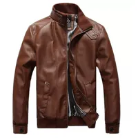 2022 Новые мужские куртки PU Clothing Locomative Men Clothing Pail Men's Leather Jacket Motorcycl