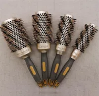 Hair Brushes High Quality 4 Size Hairdresser Brush Barrel Round Comb With Boar Bristle Ceramic Ionic Curling Barber 20528300149